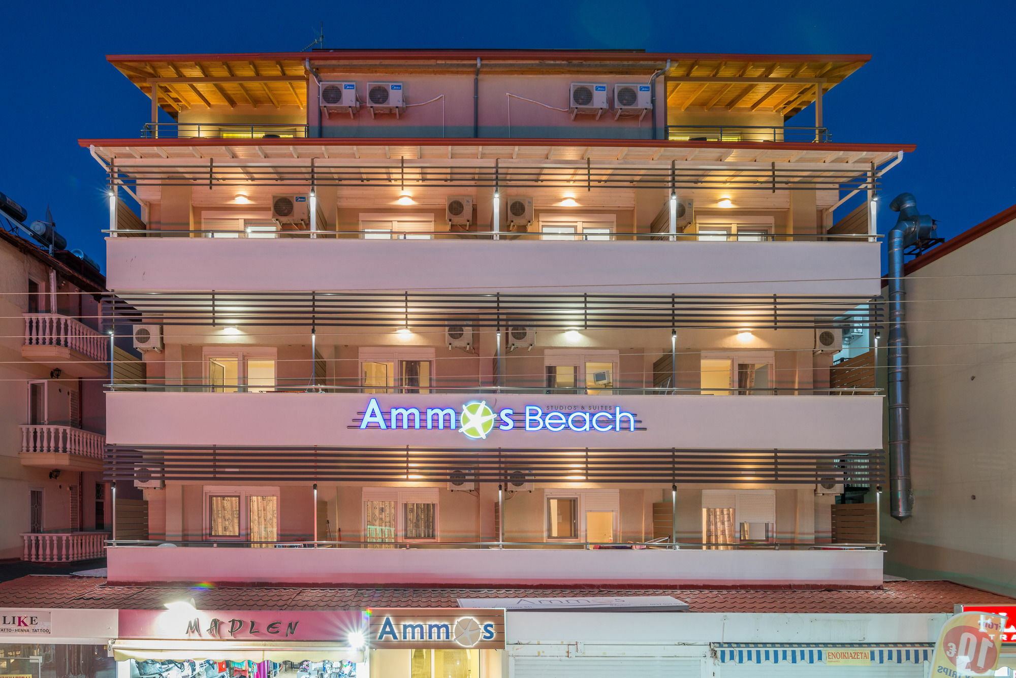 Ammos Beach Seaside Luxury Suites Hotel Olympiakí Aktí 외부 사진